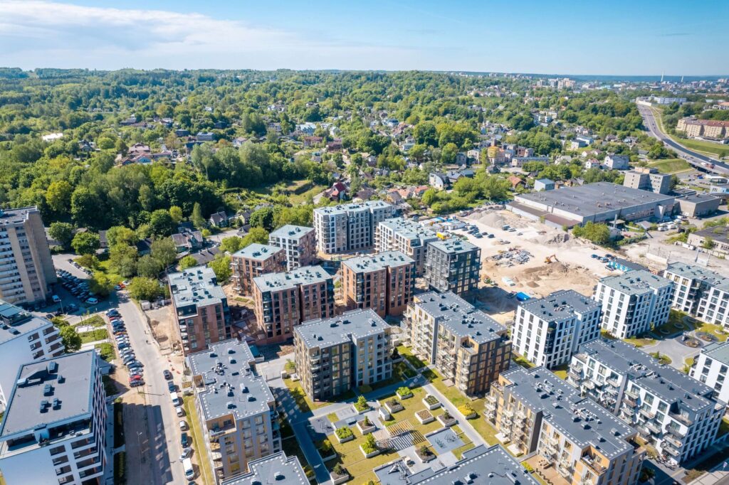 Vilnelės skverai 2 etapas (Manufaktūrų g. 7) - Multi apartment - construction photos