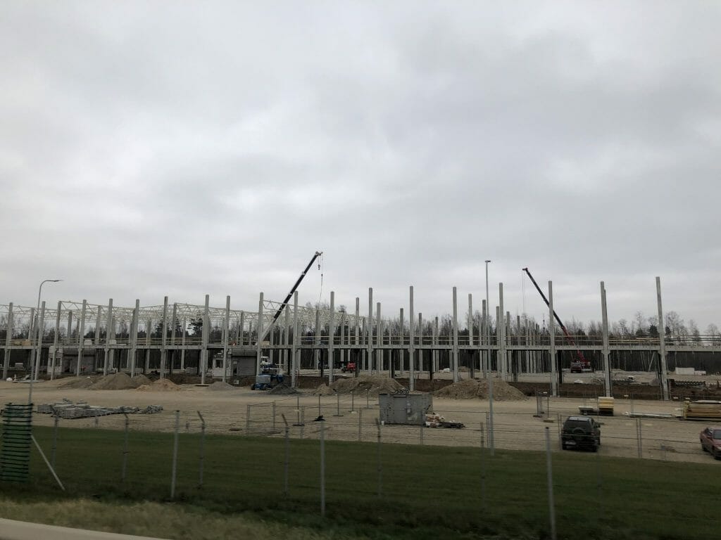 Kauno logistikos centras (Martinavos g. 8) - Warehouse / Distribution center - construction photos