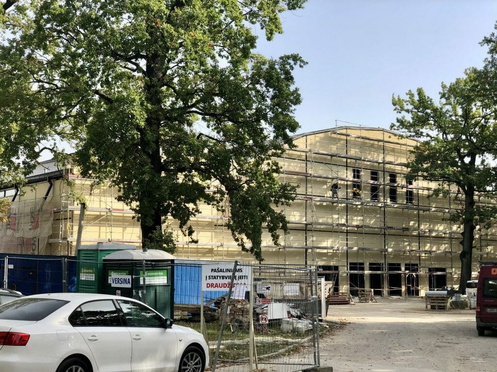 Kauno sporto halė (Perkūno al. 5) - Sports arena - construction photos