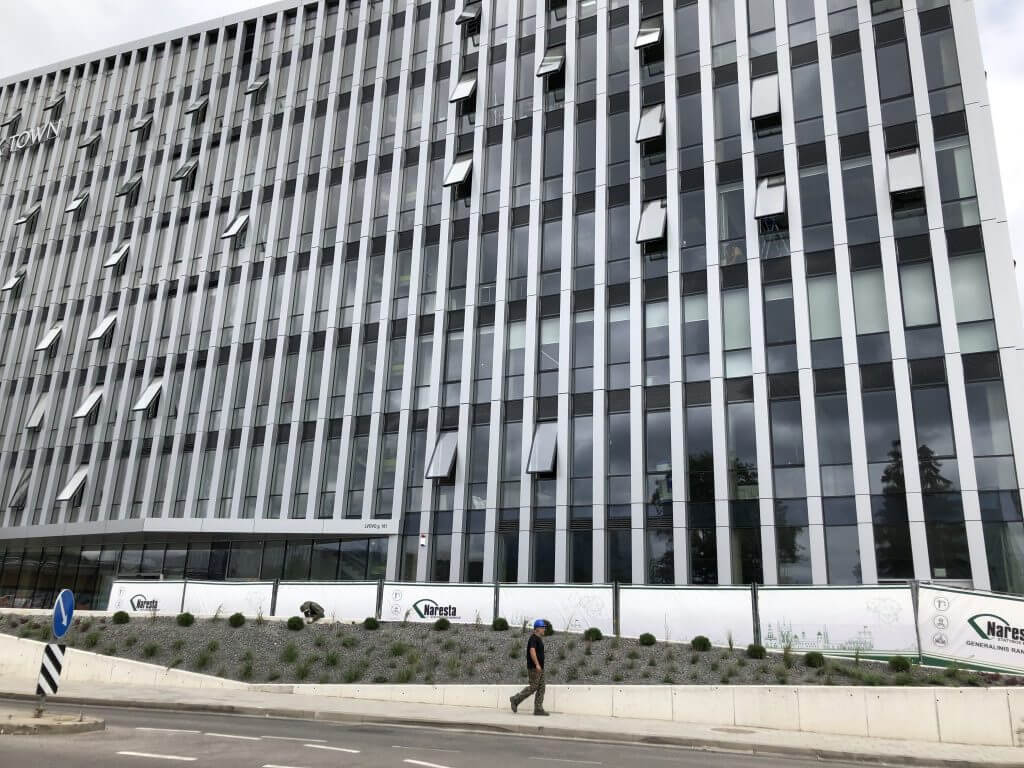 Park Town (Lvovo g. 105A) - Office center - construction photos