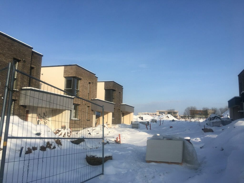 Kalnėnų oazė (Lyvių g. 14) - Row housing - construction photos