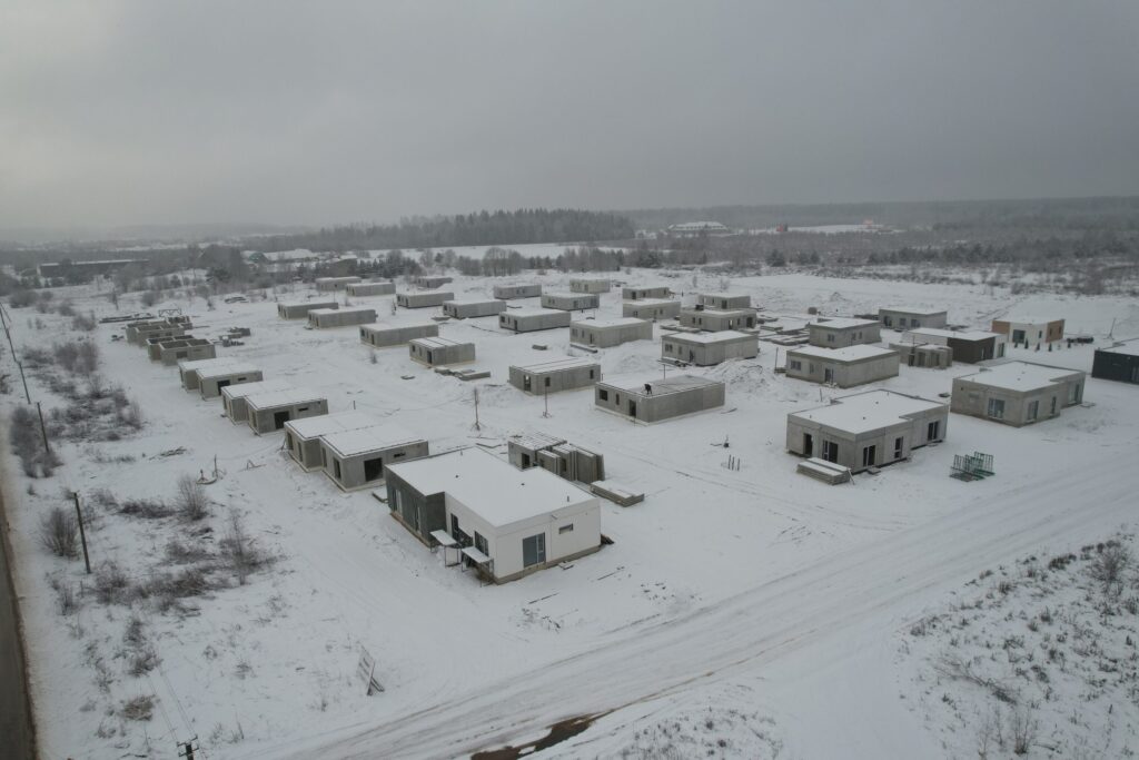 Trakų kaimynystė 1 etapas (Zubiškių g. 2 - 82) - Private house community - construction photos