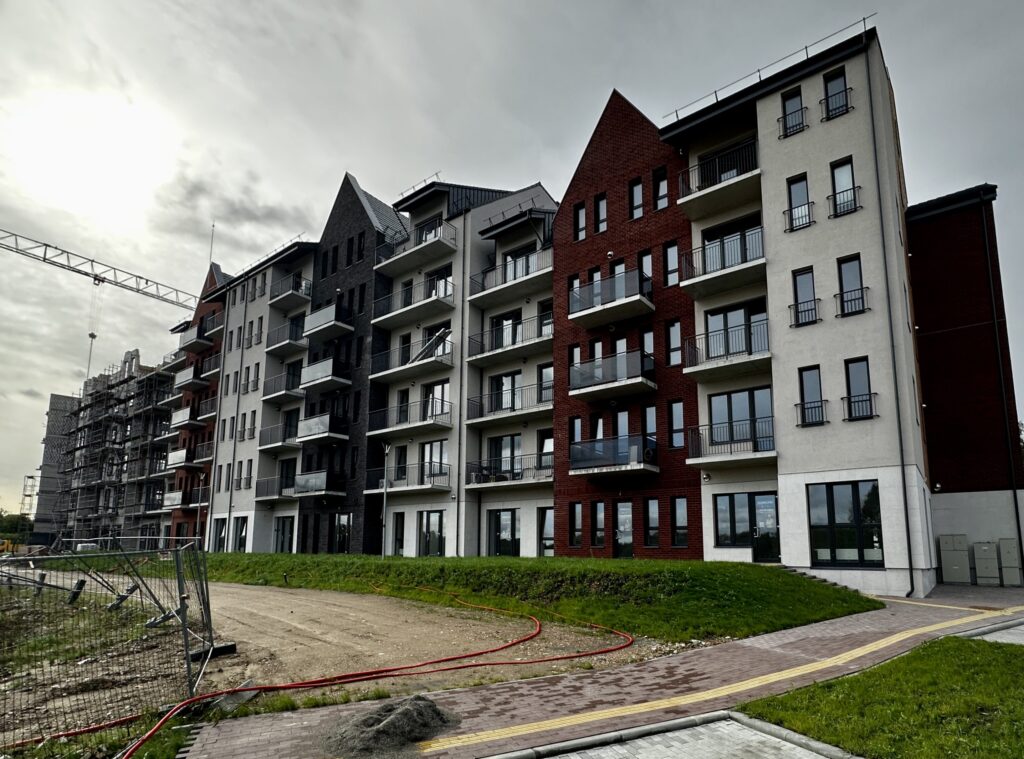 Klaipėdos Holivudas 1 etapas (M, L, K namai) (Kretingos g. 100) - Multi apartment - construction photos