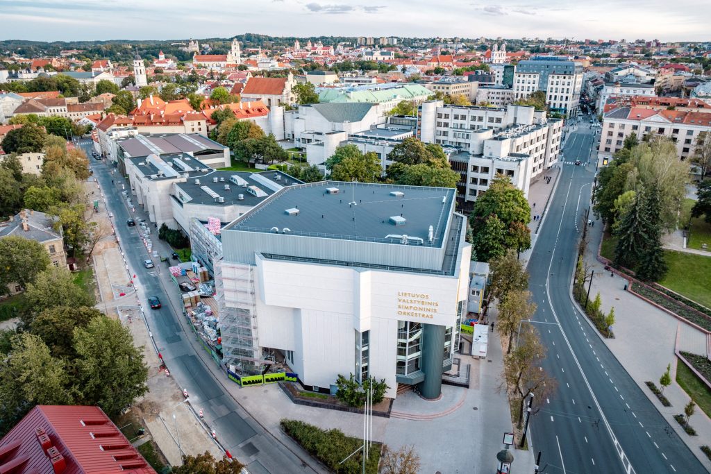 Vilniaus kongresų rūmai (Vilniaus g. 6-1) - Concert hall - construction photos