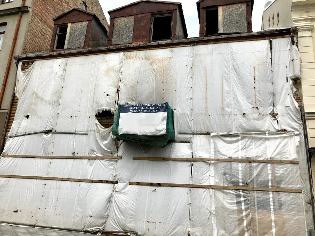 Laisvės al. 44 (Laisvės al. 44) - Office center - construction photos