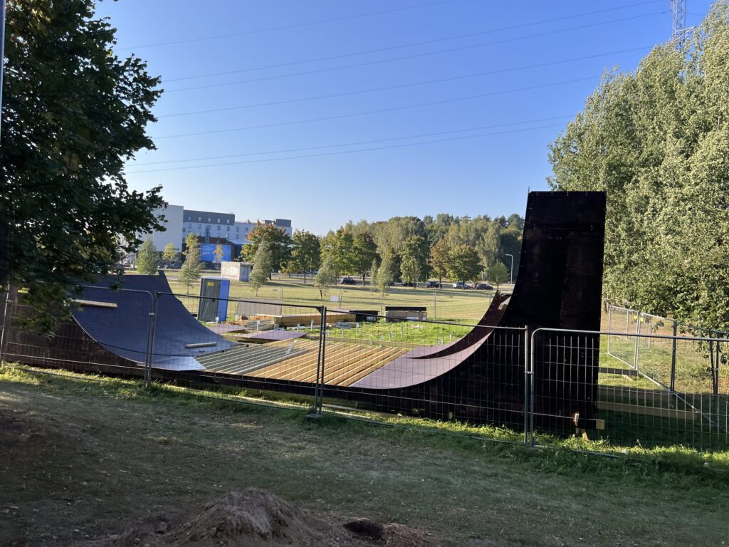 Riedučių rampos Buivydiškių g. (Buivydiškių g.) - Extreme sports center - construction photos