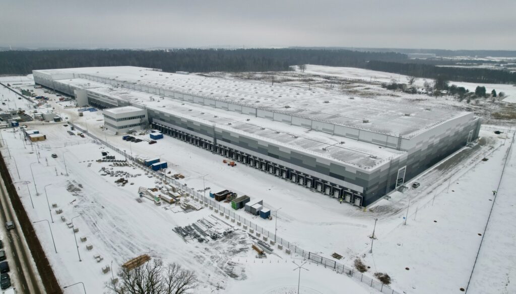 LIDL logistikos centras Jogėliškių g. 1 (Jogėliškių g. 1) - Warehouse / Distribution center - construction photos