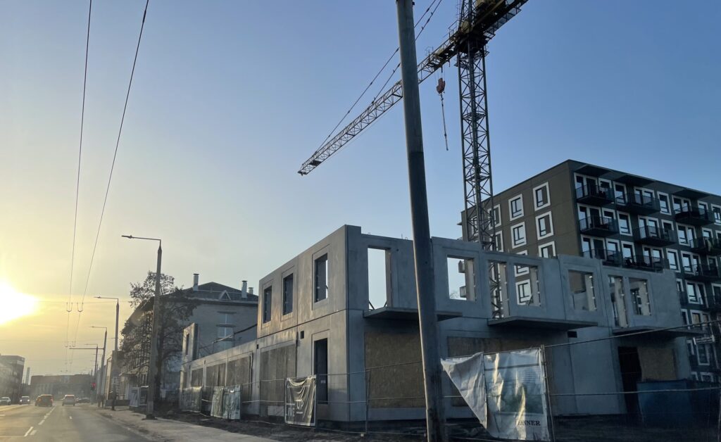 Liveup 2 etapas (Naugarduko g. 62) - Multi apartment - construction photos