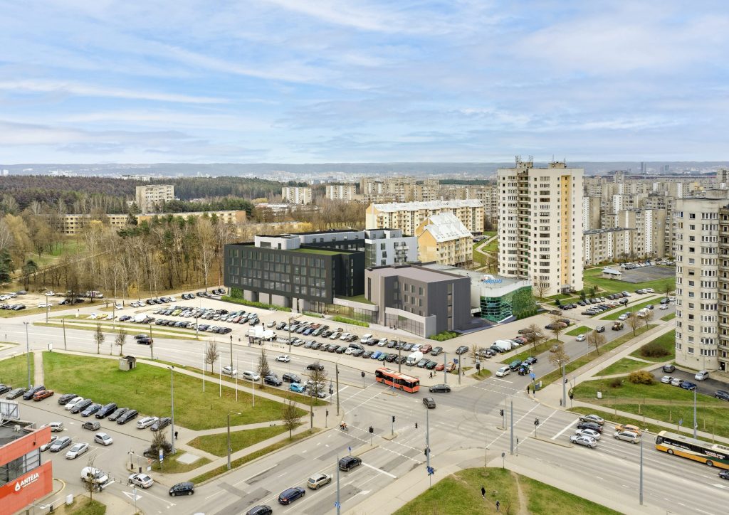 Ateities g. 48 (Ateities g. 48, Fabijoniškių g. 97A, Fabijoniškių g. 99) - Multi apartment - visualization