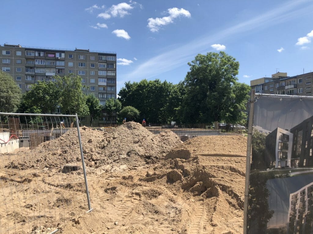 Life Story 1 etapas (Taikos pr. 57) - Multi apartment - construction photos