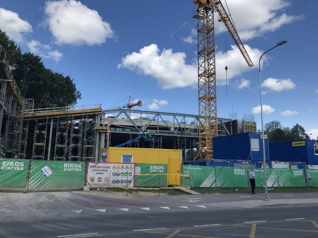 Daugiaaukštis parkingas Santariškių g. 16 (P8) (Santariškių g. 16) - Parking facility - construction photos