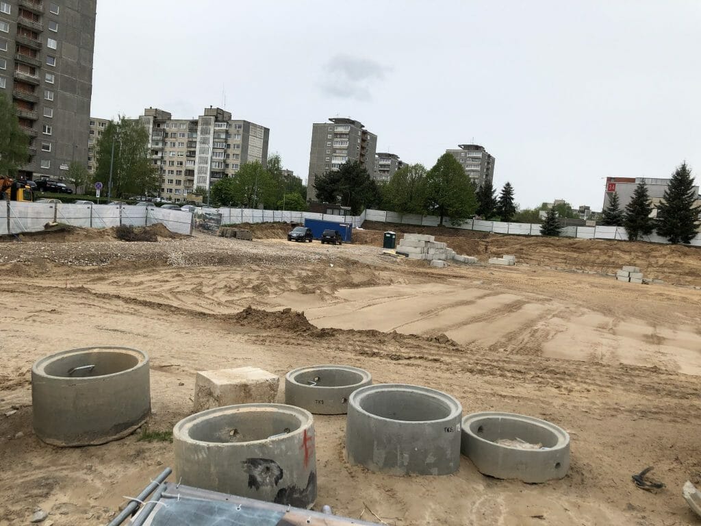 Viršuliškių stogai (Viršuliškių g. 38) - Multi apartment - construction photos