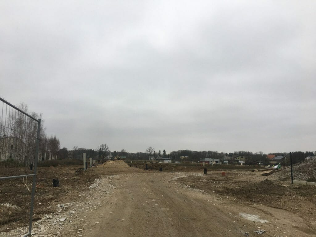 Vynuogyno namai (Varžupio g. 33A, 33B) - Row housing - construction photos