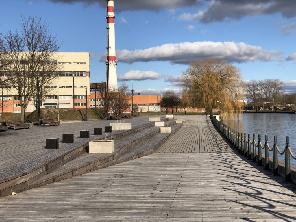 Danės krantinių rekonstrukcija (Danės g.) - Park - construction photos