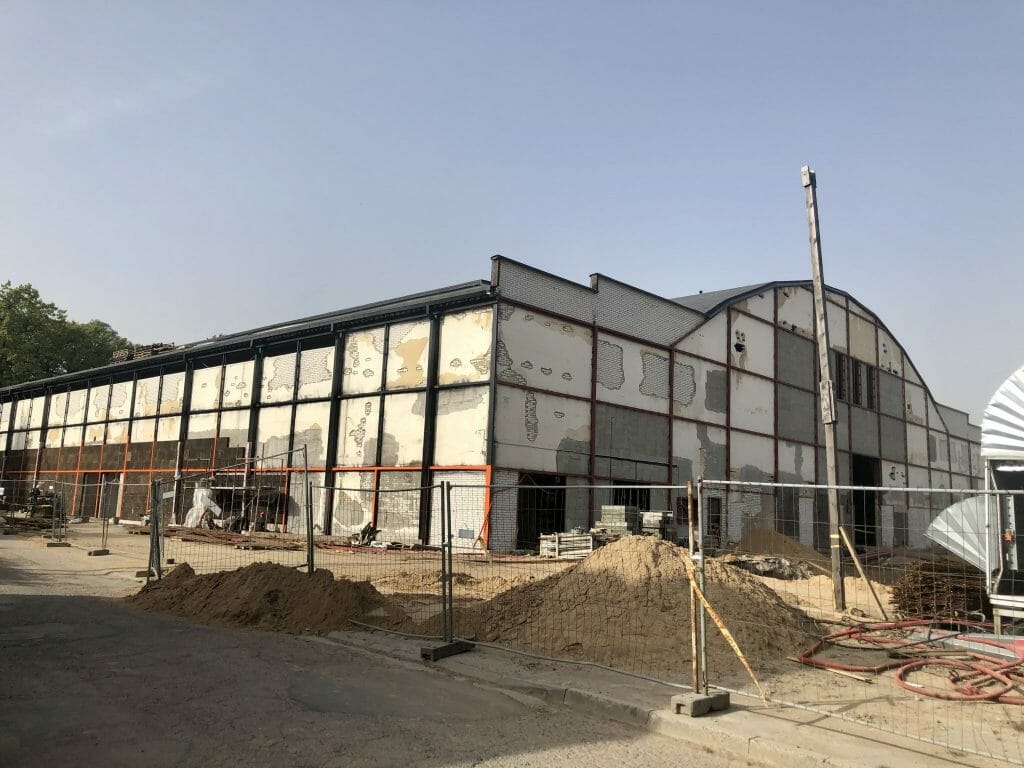 Kauno sporto halė (Perkūno al. 5) - Sports arena - construction photos