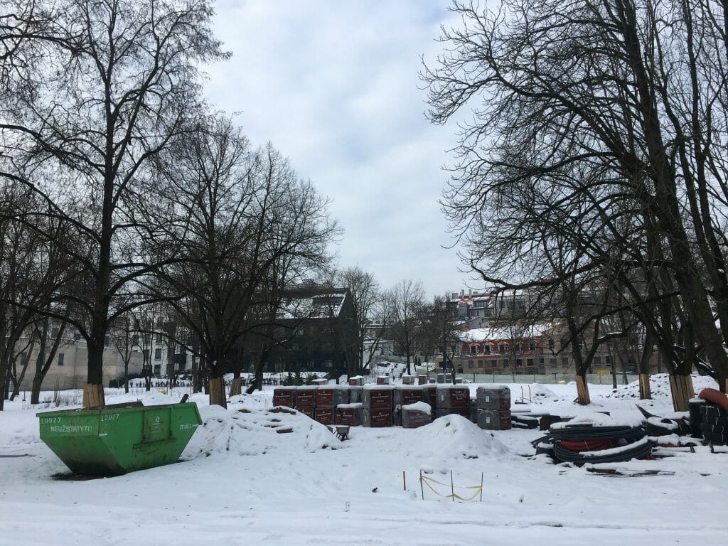 Reformatų parkas (Pylimo g.) - Parkas - statybų nuotraukos