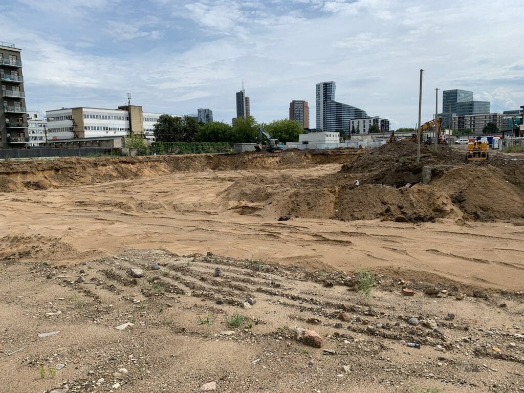 Naujasis Skansenas 3 etapas (Linkmenų g. 15) - Multi apartment - construction photos