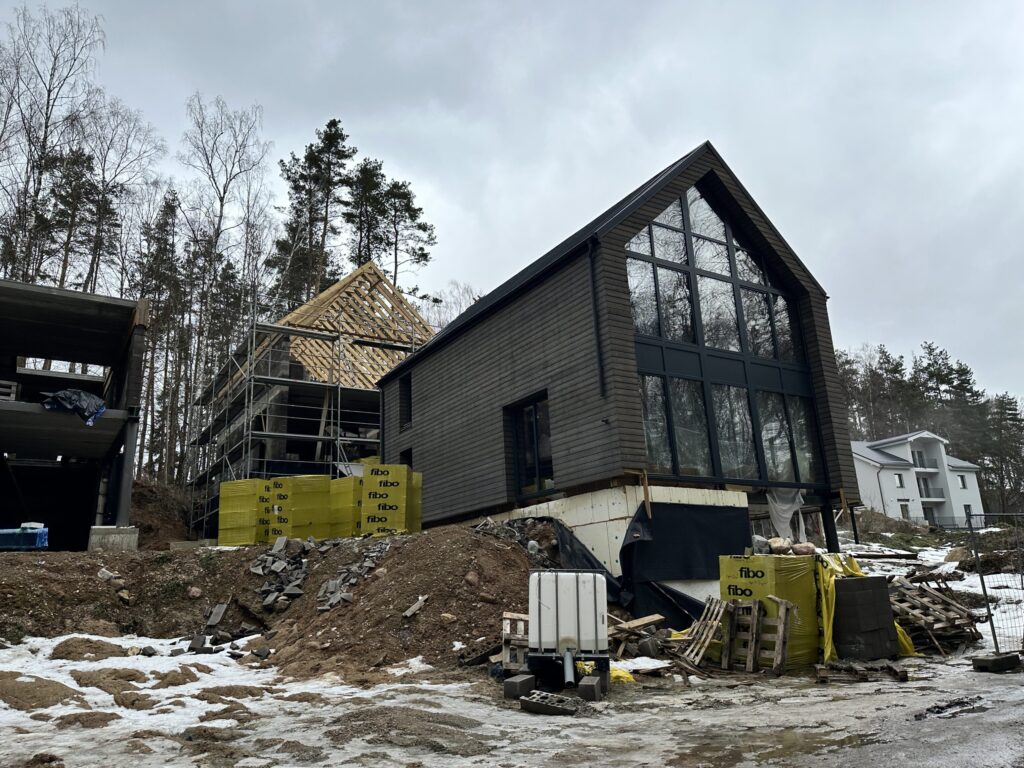 Pupojų g. 32, 34 (Pupojų g. 32, 34) - Private house community - construction photos