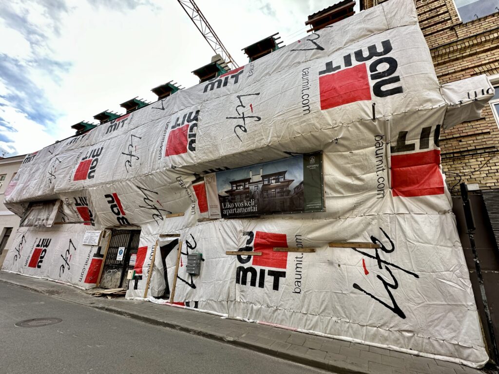 Totorių sodas (Totorių g. 13) - Multi apartment - construction photos