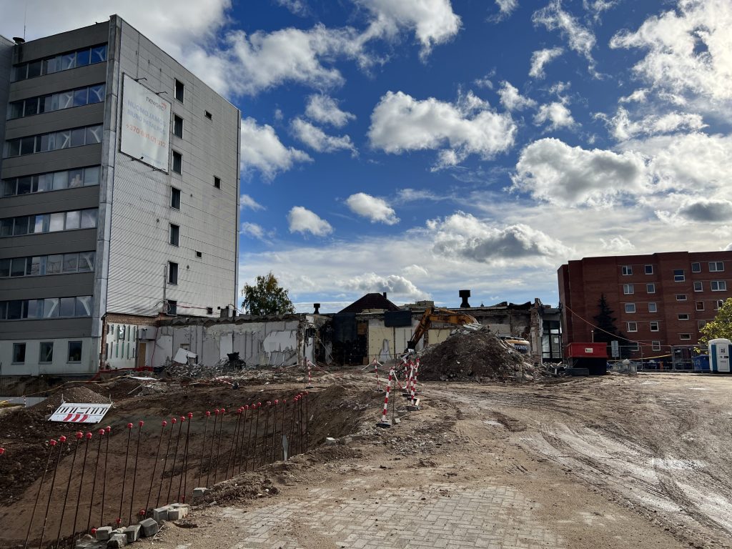 Taikos pr. 54 (Taikos pr. 54) - Büroohoone, Kaubanduskeskus - ehituse fotod