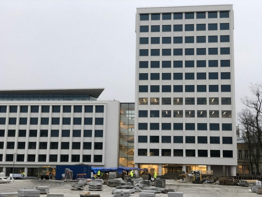 BLC 2 (V. Putvinskio g. 51, K. Donelaičio g. 60) - Office center - construction photos