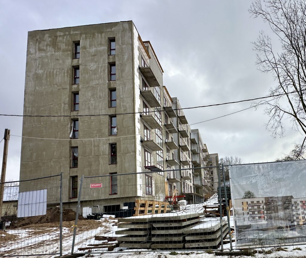 Monopolio namai (Kaminkelio g. 29) - Multi apartment - construction photos