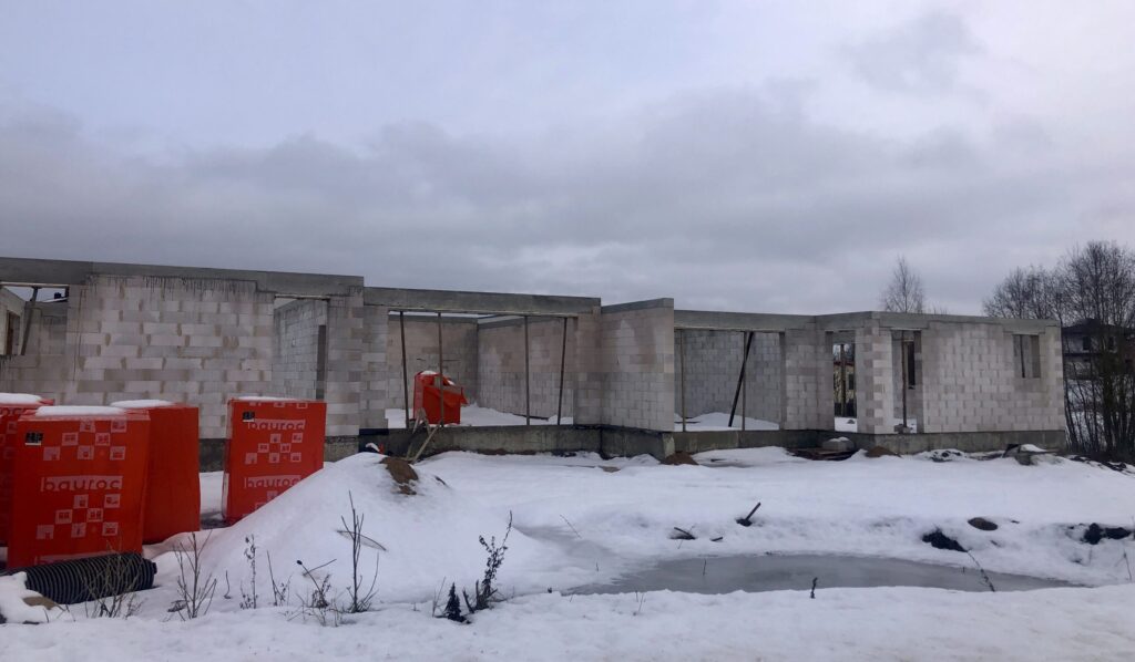 Užutrakio g. 11, 13 (Užutrakio g. 11, 13) - Row housing - construction photos