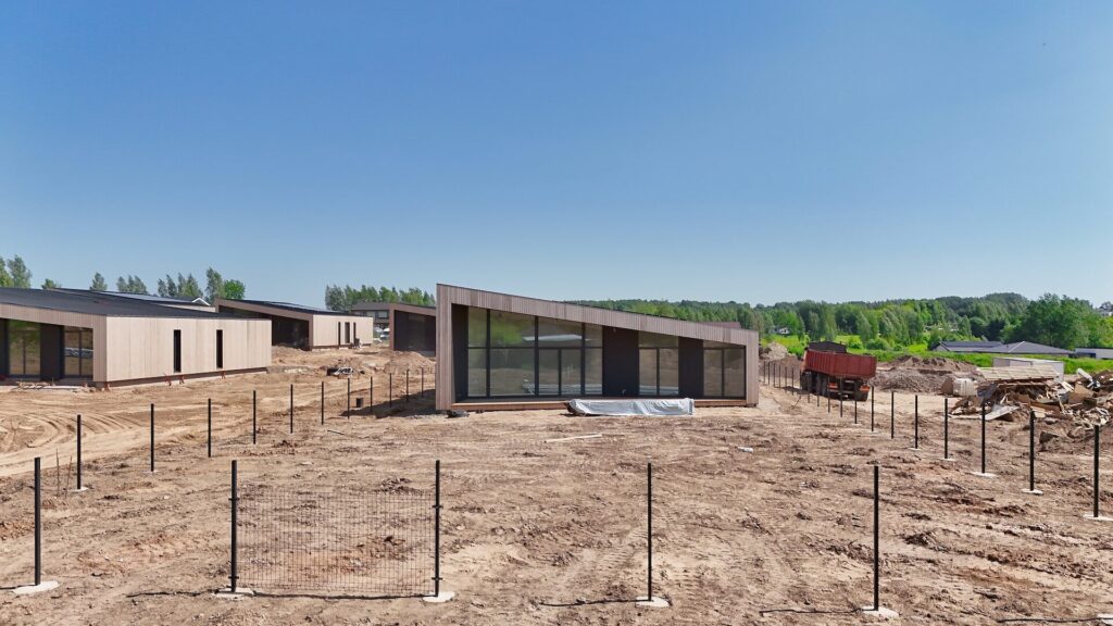 Home plus (Kolektyvo g. 33, 35, 37, 39, 41, 43, 45, 47, 49, 51, 53, 55, 57, 59, 61, 63, 67, 69, 71, 73, 75, 77, 79, 81, Nemėžis) - Private house community - construction photos