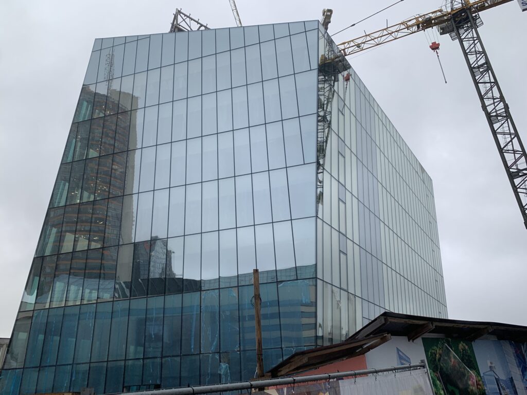 Artery (Konstitucijos pr. 18B) - Biroju centrs - būvdarbu attēli