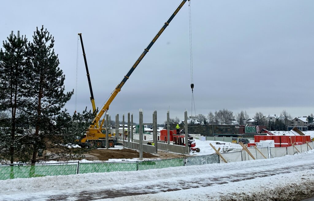 LIDL Taikos g. 1A (Taikos g. 1A) - Food store - construction photos
