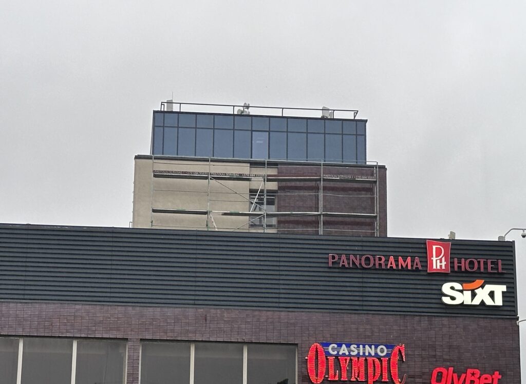 Viešbučio "Panorama" plėtra (Sodų g. 14) - Hotel - construction photos