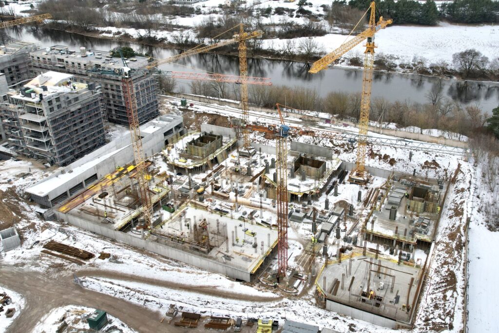 reVINGIS Park Space (Geležinio Vilko g. 2) - Multi apartment - construction photos