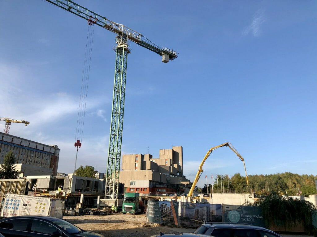 Viršuliškių stogai (Viršuliškių g. 38) - Multi apartment - construction photos