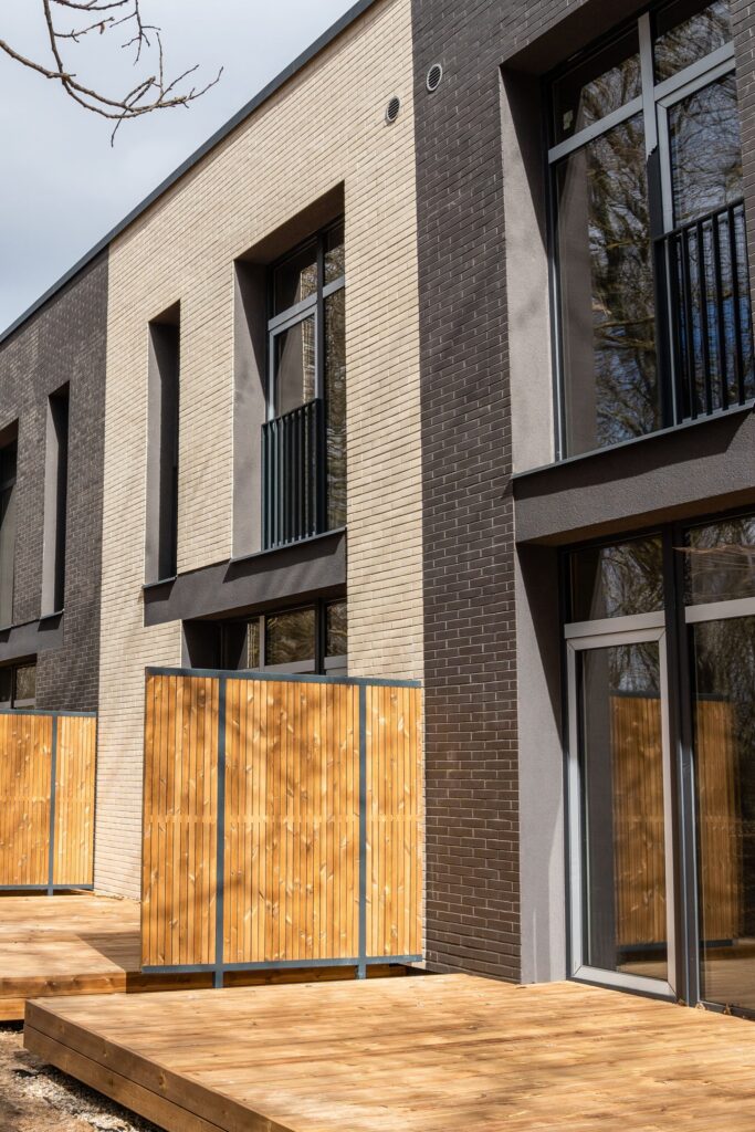 MO Garden 1 etapas (sublokuoti namai) (Mozūriškių g. 188, 200, 202, 204, 206, 208, 210, 212, 222, 224, 226, 228) - Row housing - construction photos