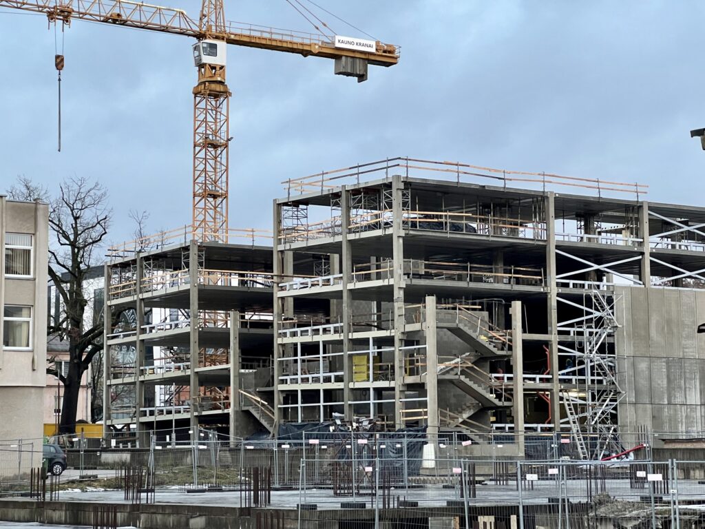 Parkingas Donelaičio g. 65A (K. Donelaičio g. 65A) - Parking facility - construction photos