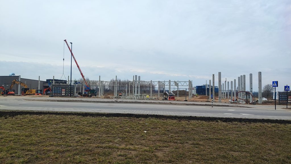 Dangeručio g. 2, 4 (Dangeručio g. 2, 4) - Shopping center - construction photos