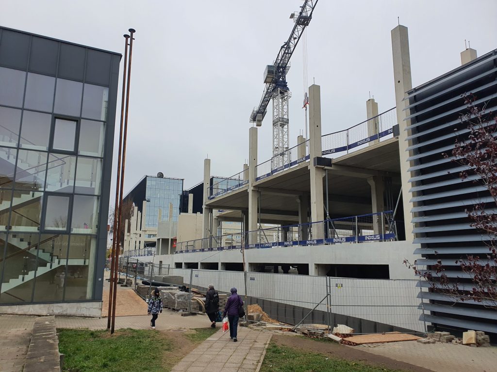 PC PIKAS (Ukmergės g. 221) - Shopping center - construction photos