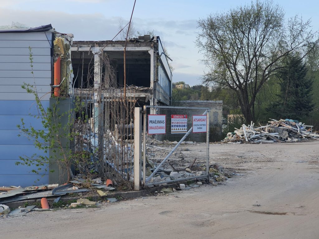 Remarco 1 etapas (Drujos g. 2) - Food store, Office center - construction photos