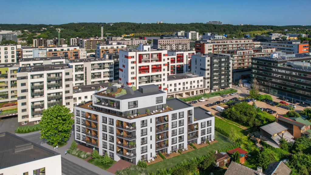 Šnipiškių terasos (Daugėliškio g. 27, 29) - Multi apartment - visualization