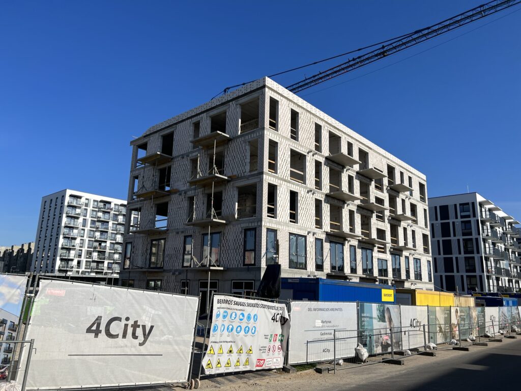 Home 4City (Karaliaučiaus g. 7C) - Multi apartment - construction photos