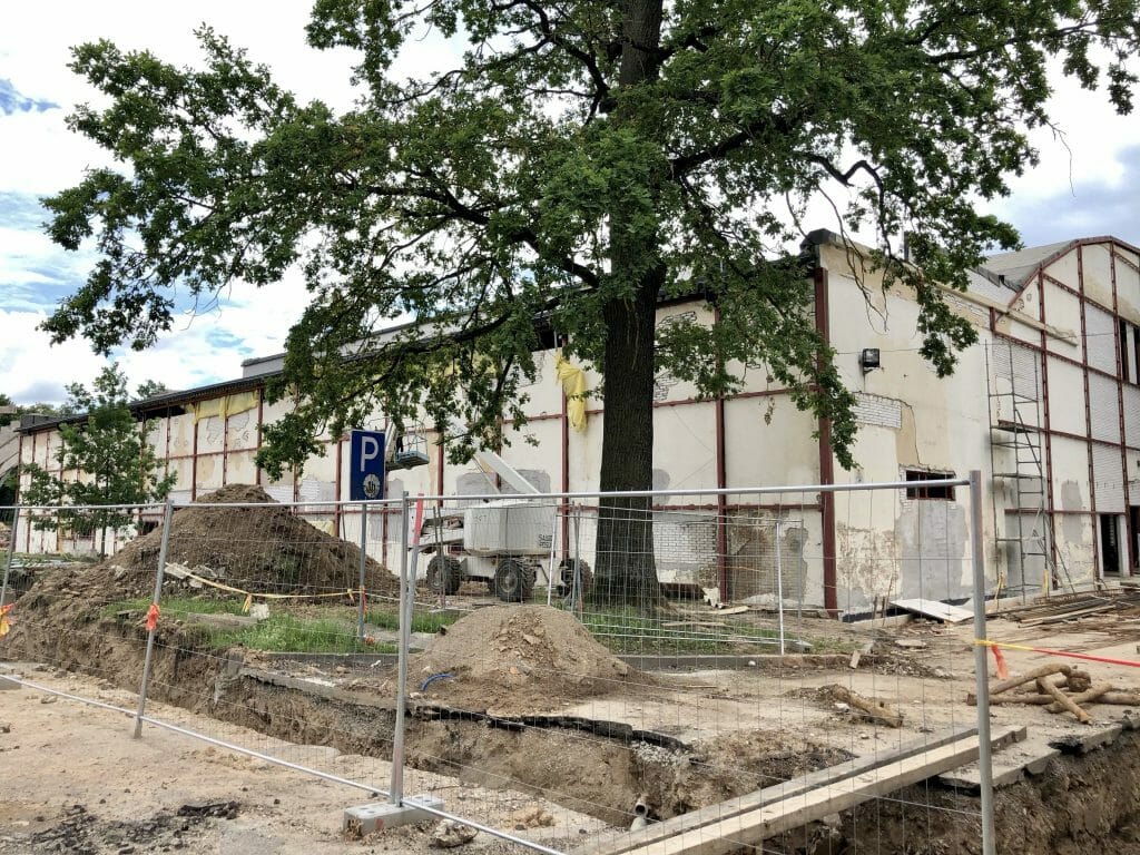 Kauno sporto halė (Perkūno al. 5) - Sports arena - construction photos