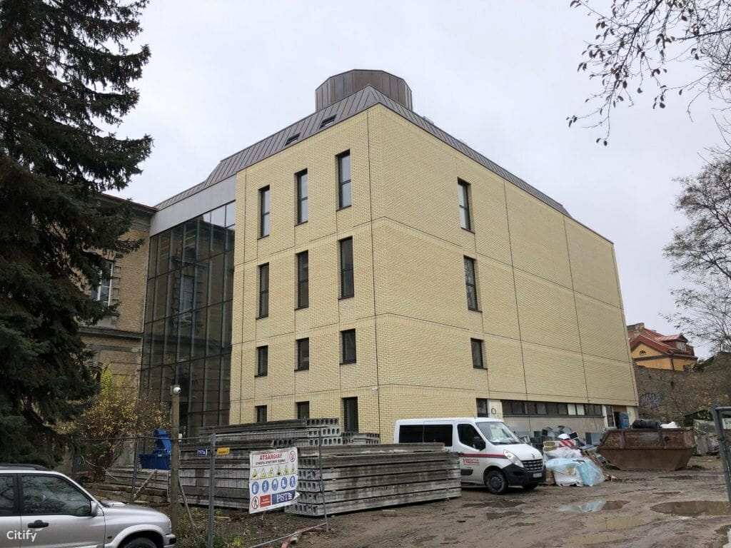 Vrublevskių bibliotekos rekonstrukcija (Žygimantų g. 1) - Library - construction photos