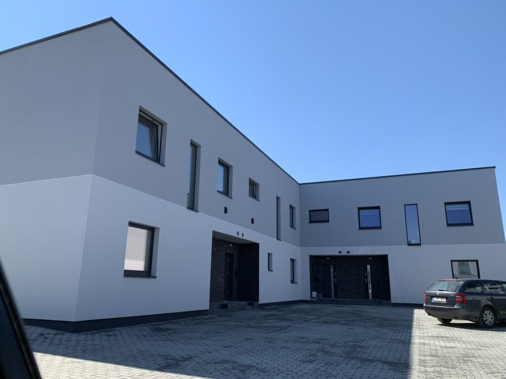 Gulbinų namai (Molėtų pl. 165) - Row housing - construction photos