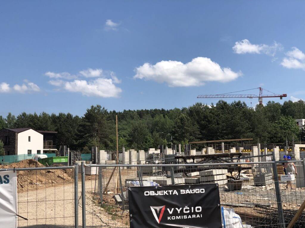 Aitvarų namai 2 etapas (Lazdynėlių g. 16A, 16B, 16C) - Multi apartment - construction photos