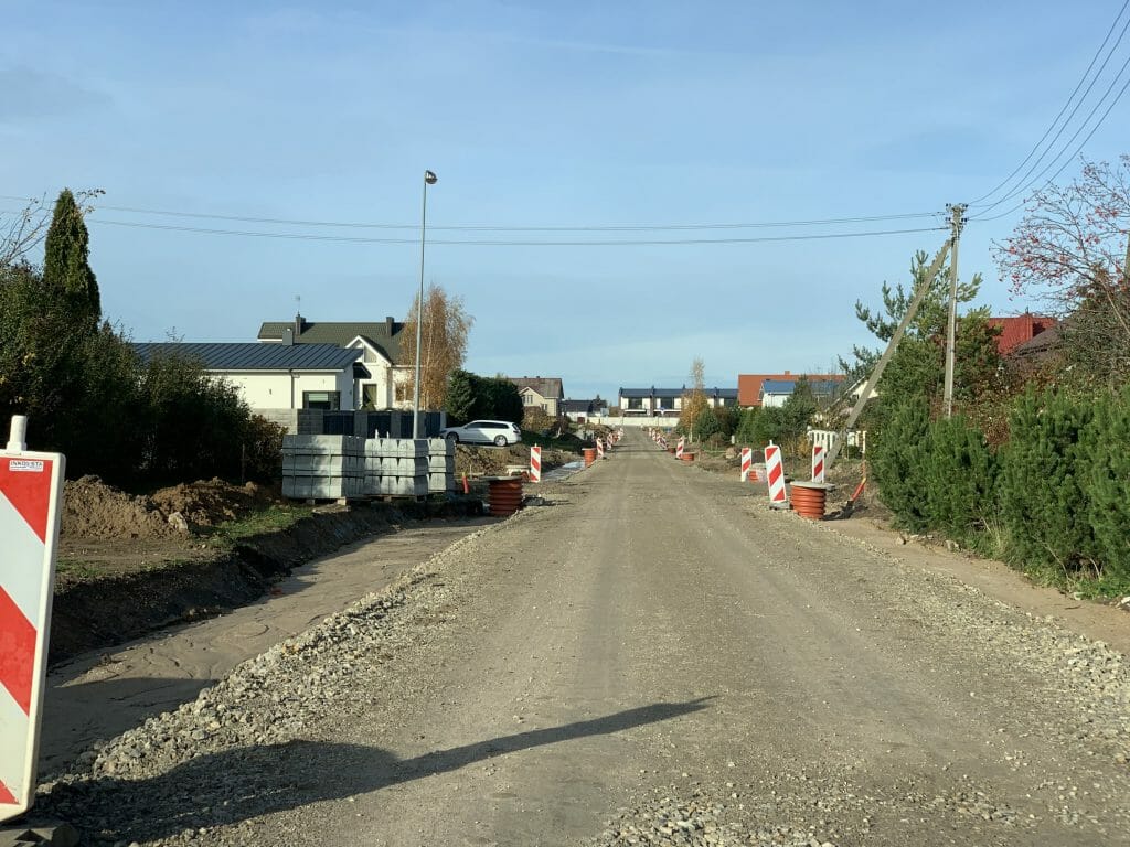 Tauralaukio gyvenvietės gatvės (Vėjo g., Virkučių g., Uosių g., Žvaigždžių g., Vaivorykštės g., Griaustinio g., Lietaus g., Slengių g., Arimų g., Akmenų g., Debesų g., Smėlio g.) - Street - construction photos