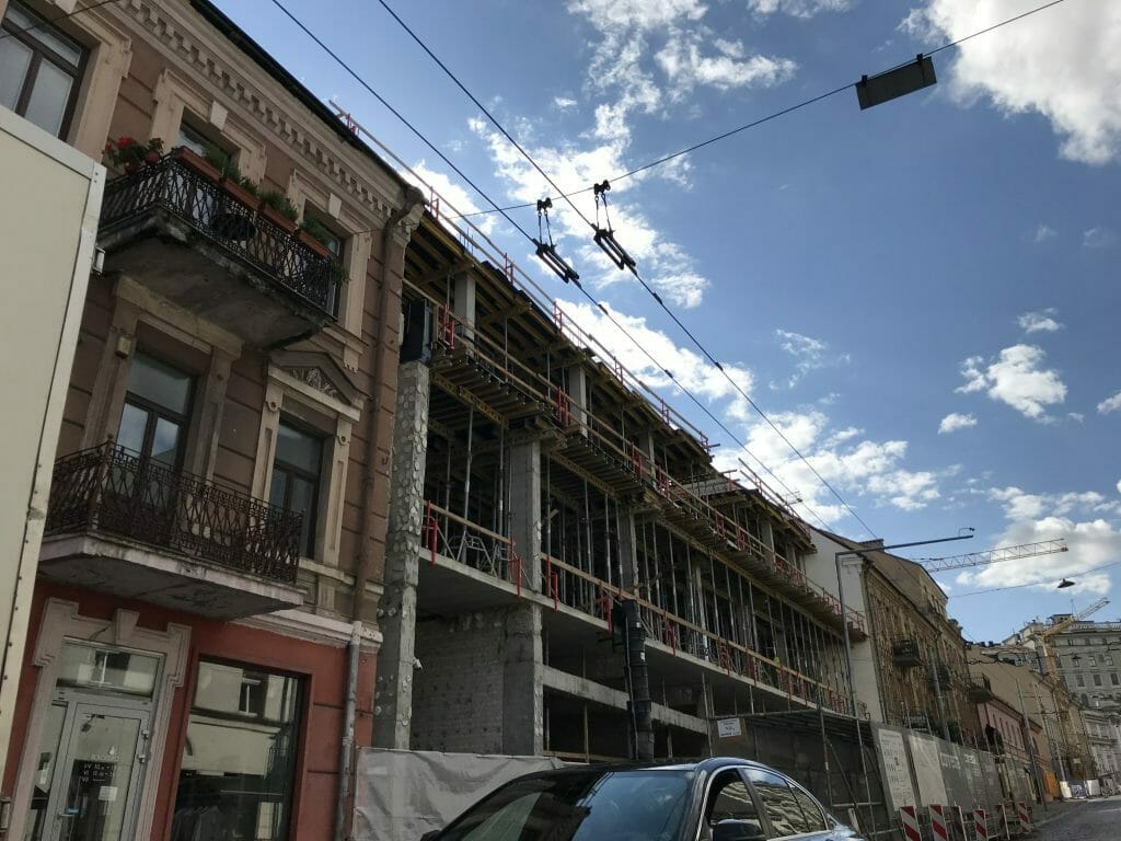 Gallery 4A (J. Basanavičiaus g. 4A) - Multi apartment - construction photos