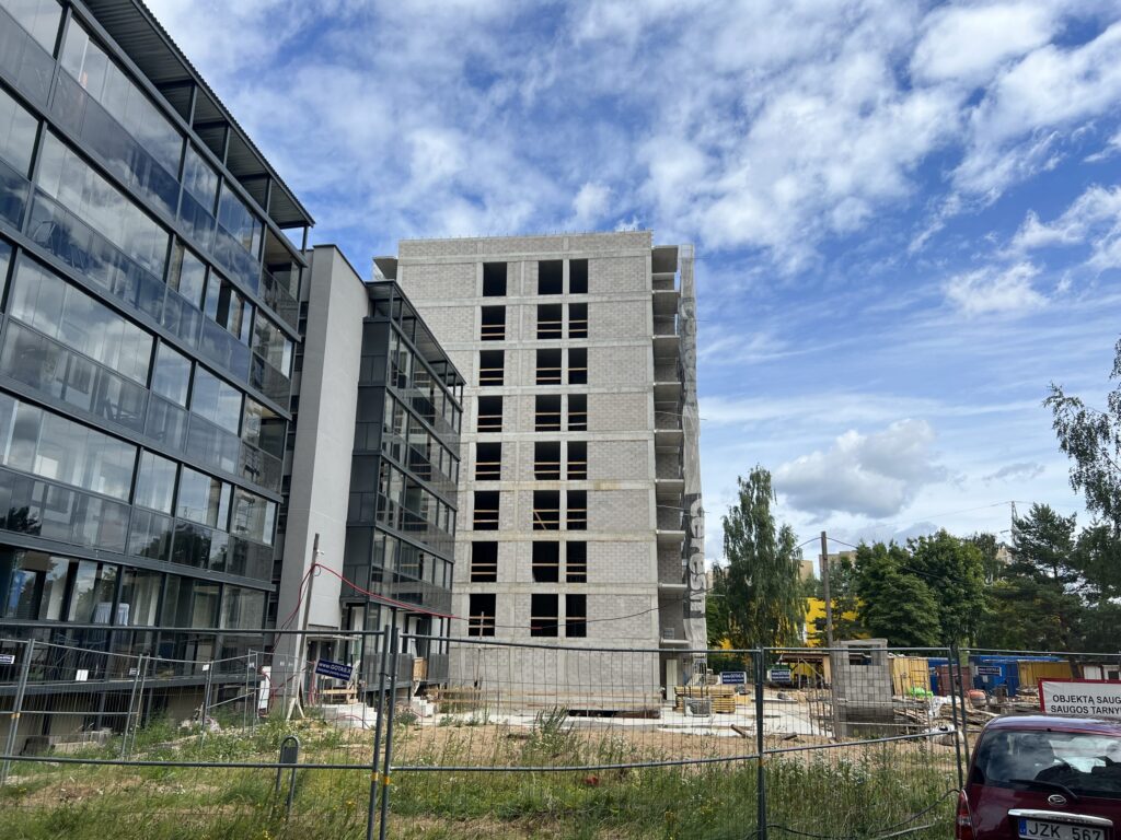 Laisvės 45A (Laisvės pr. 45A) - Multi apartment - construction photos