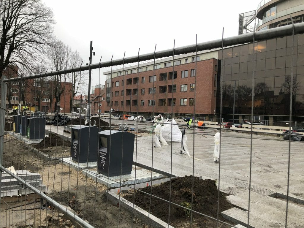 Ferdinando skveras (Jūros g., Gegužės g., Bokštų g., Krovėjų g.) - Square - construction photos