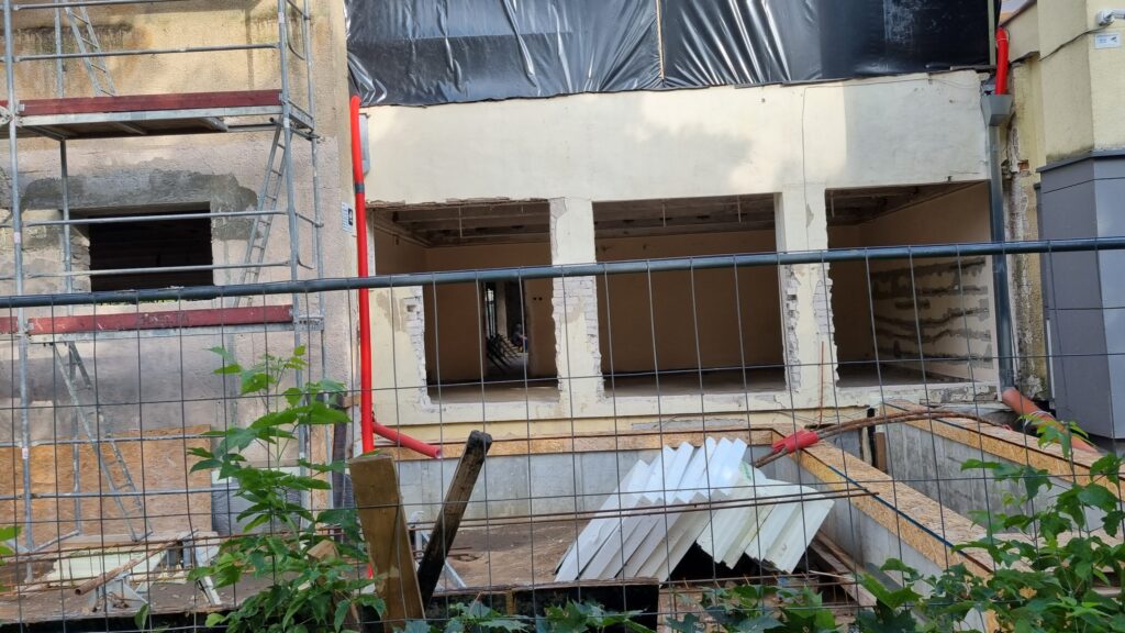 Žirmūnų gimnazijos baseino rekonstrukcija (Žirmūnų g. 37) - Pool - construction photos