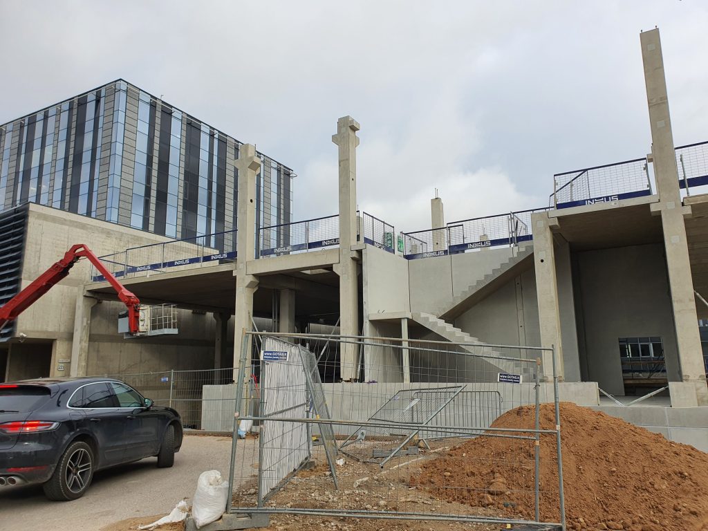 PC PIKAS (Ukmergės g. 221) - Shopping center - construction photos